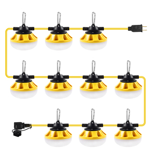 Lumière de travail LED temporaire de qualité industrielle de 100 pieds Super Bright New Construction String Lights pour les chantiers de construction - Product Image 1