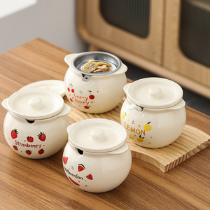 โถเซรามิคลายผลไม้ Mystic Arts รุ่น 2333C ภาชนะเก็บอาหารสุญญากาศ อุปกรณ์ครัว - Product Image 1