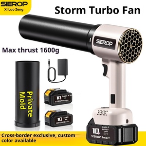Ventilador Industrial Inalámbrico Portátil DIY Mini Hangdao 64, Soplador <span class=keywords><strong>de</strong></span> Mano para Tormentas Intensas, 1600g <span class=keywords><strong>de</strong></span> Presión <span class=keywords><strong>de</strong></span> Viento, Motor sin Escobillas - Product Image 2