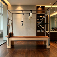 Machine de Pilates Cadillac en bois d'érable complète avec barre trapèze et ressorts pour studio de Pilates professionnel