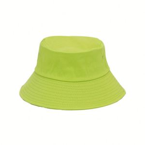Sombrero de Pescador Liso de Algodón al por Mayor, Sombrero de Pescador de Color Sólido con Logotipo Bordado Personalizado, Sombrero de Pescador para Exteriores - Product Image 2
