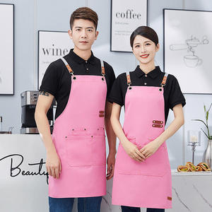 Tabliers de cuisine pour femmes hommes Chef styliste tablier Grill Restaurant Bar Boutique Cafés Beauté Ongles Studios Uniforme Tablier en toile - Product Image 1