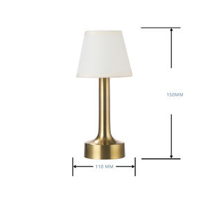 Lámpara de Mesa Inalámbrica Recargable de Aluminio, con Control Remoto, Iluminación Ambiental, Decoración Elegante para Dormitorio, Venta al Por Mayor - Product Image 1