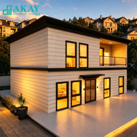 Maisons modulaires personnalisées AKAY, isolées, insonorisées, préfabriquées, petites maisons mobiles pour villas, complexes hôteliers, hôtels