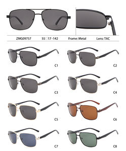 Minimalista con struttura in metallo a doppio ponte lente polarizzata <span class=keywords><strong>da</strong></span> <span class=keywords><strong>uomo</strong></span> aviazione guida <span class=keywords><strong>occhiali</strong></span> <span class=keywords><strong>da</strong></span> <span class=keywords><strong>sole</strong></span> personalizzati - Product Image 2