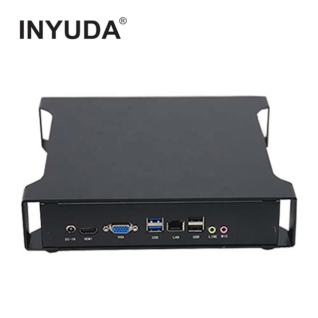 Portable Windows10 Intel I3 Industrial Gaming Desktop Business Computer Hardware Aluminum Case Mini PC