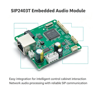 Module de contrôle audio réseau IP embarqué, carte mère industrielle pour système vocal intelligent de sonorisation pour armoires de bâtiment