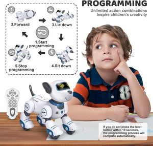 Điều Khiển Từ Xa <span class=keywords><strong>Robot</strong></span> Con Chó Đồ Chơi Vui Vẻ Và Đồ Chơi Tương Tác Cho Trẻ Em Và Vật Nuôi Hoàn Hảo Cho Việc Học Tập Và Chơi - Product Image 5