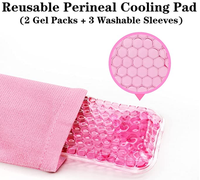 Compresse froide réutilisable en billes de gel pour le périnée, coussinet de compression post-partum personnalisé pour soulager la douleur périnéale