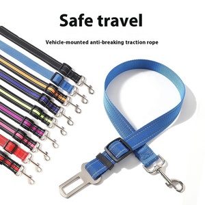 Nylon Golden Hair Teddy Car Artifact Retractable 5m Traction Belt Solid Plastic Pet Safety <strong>Harness</strong> Featuring Fixed <strong>Dog</strong> <strong>Chain</strong> - Product Image 3