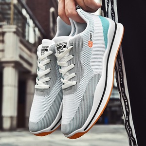 Chaussures de sport décontractées personnalisées - Chaussures légères pour hommes, tricotées et respirantes, chaussures de marche basses - Product Image 5