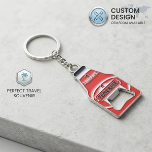 Llavero Abridor de Botellas con Forma de Botella de <span class=keywords><strong>Tenerife</strong></span>, Recuerdo Personalizado de Moda - Product Image 1