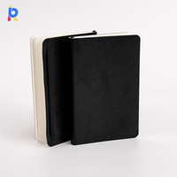 Carnet personnalisé avec logo, couverture rigide en PU A5 A6, bande élastique, marque-page multifonctionnel, journal, fournitures de bureau