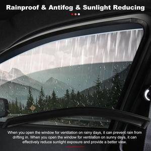 Déflecteurs de vent pour fenêtres In-Channel Rain Guards pour SKODA SCALA 2019-2024 In-Channel Ventshade - Product Image 4