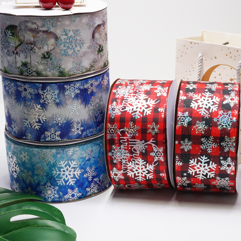 Ribbon With logo for Gift Wrapping Celebration Printed Ribbon Hair Bows