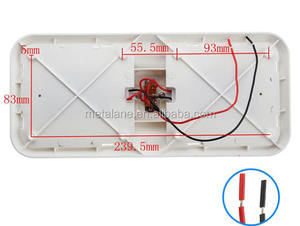 Plafonnier Led avec interrupteur blanc 12v, Kit de lumière chaude <span class=keywords><strong>pour</strong></span> <span class=keywords><strong>camping</strong></span>-<span class=keywords><strong>car</strong></span> - Product Image 2