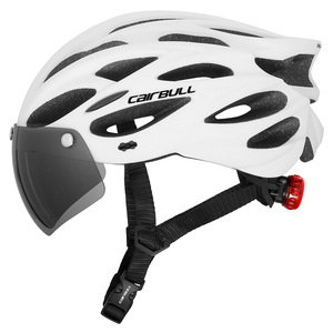 Casques de vélo de ville portables et légers pour adultes <span class=keywords><strong>Casque</strong></span> de vélo de route urbaine avec visière et bouclier Lunettes de soleil - Product Image 4