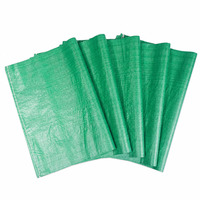 Sac en plastique tissé PP personnalisé 50kg 100kg, sac vide avec impression offset pour l'emballage d'aliments pour animaux, d'engrais et de céréales en agriculture