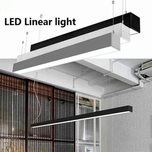 โคมไฟเพดาน LED แบบเส้น ปรับความสว่างได้ สำหรับสำนักงานสมัยใหม่ - Product Image 5