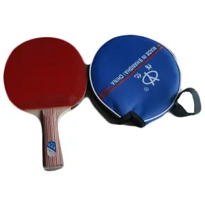 Racchette Da Ping Pong Per La Concorrenza di alta Qualità Logo Personalizzato 2 Stella Professionale Ping Pong Paddle