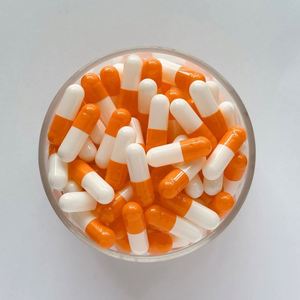 10000 pièces/sac Coque de capsule creuse dure comestible en gélatine, soluble dans l'estomac, colorée - Product Image 6