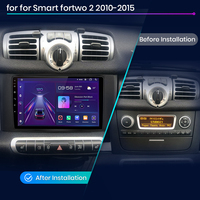 Junsun Carplay Radio mobil Auto Android untuk Mercedes Benz Smart Fortwo 2010-2015 pemutar DVD mobil Stereo Radio