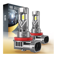 Ampoules de phares LED E4X M2P 40W 8000LM 6000K H1 H7 H8 H11 9005 9012 Kit de conversion de phares de voiture, ajustement universel