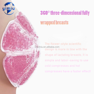 Set di impacchi caldi e freddi per terapia del <span class=keywords><strong>seno</strong></span> con perle di gel, certificato CE Classe I, per <span class=keywords><strong>allattamento</strong></span>, allevia gonfiore e dolore. - Product Image 2