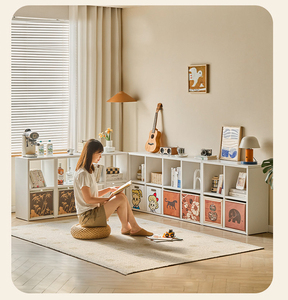 Configuraciones de Almacenamiento Ajustables <span class=keywords><strong>para</strong></span> <span class=keywords><strong>Libros</strong></span>, Decoración y Artículos Esenciales Diarios - Product Image 5