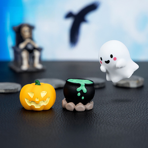 ตุ๊กตาผีฮาโลวีนรูปนกฮูกและฟักทอง ของตกแต่ง DIY ของขวัญใช้งานได้จริง - Product Image 4