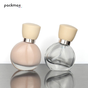 New 30ml Clear Unique-Shaped Glass Spray Bottle for Lotion Serum Essential Oil Cosmetics Liquid <b>Foundation</b> - Product Image 3