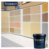 Peinture de texture de granule anti-humidité acrylique pour les façades extérieures pour la rénovation de mur de villa d'appartement d'hôtel
