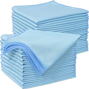 Chiffon de nettoyage en microfibre 300 GSM sans peluches à séchage rapide pour vitres, miroirs de voiture et fenêtres, absorbant, vente en gros - Product Image 1