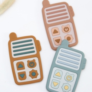 BPA Free Custom Silicone morbido bambino massaggiagengive giocattolo calcolatrice per bambini bambino masticare lenitivo dentizione anello catena sonaglio - Product Image 2