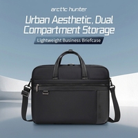 Arctic Hunter nouvelle sacoche pour ordinateur portable d'affaires pour hommes mallette en Nylon étanche de haute qualité légère grande capacité écologique