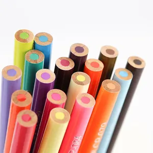 Produttore di cancelleria a buon mercato lapices de colores bulk wood standard 2b hb matite colorate rotonde per la scuola 120 pezzi
