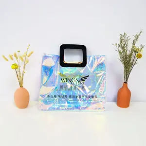 Private Label Eco-Friendly Trasparente Piccola Borsa Casuale Promozionale Impermeabile Delle Donne Tote Sacchetto Del PVC Trasparente Personalizzato - Product Image 1