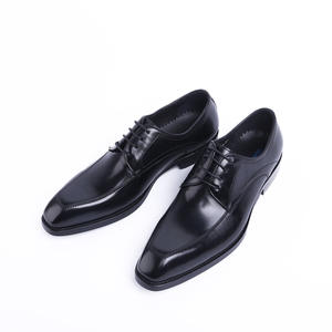 Chaussures Oxford en cuir véritable authentique, à enfiler, bout pointu, respirantes, avec soutien de la voûte plantaire, imperméables, pour hommes - Product Image 3