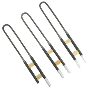 1800C custom high quality tubular tempering furnace MoSi2 heating elements