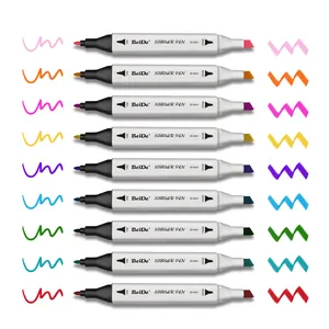 Art Supplies Manga Tekening Markers Pen Alcohol Gebaseerd Dual Tip Markers