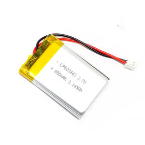 Batería recargable Lipo 603443 3,7 V 850mAh Batería de polímero de litio - Product Image 2