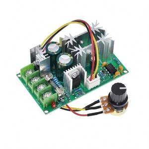 Gobernador <span class=keywords><strong>de</strong></span> motor <span class=keywords><strong>de</strong></span> CC 12V 24V 36V 48V Módulo <span class=keywords><strong>de</strong></span> accionamiento <span class=keywords><strong>de</strong></span> alta potencia Controlador PWM Regulador 20A - Product Image 1