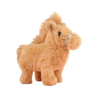 Poney en peluche électrique interactif qui marche et hennit, jouet pour enfants, cadeau d'anniversaire