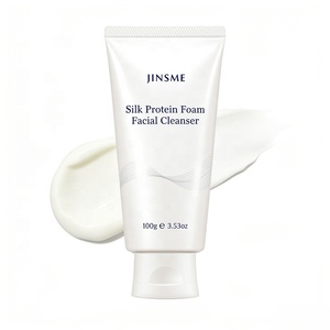 Limpiador Facial Personalizado con Proteína de Seda OEM/ODM 120g, Espuma Rica en Ácido Hialurónico Doble, Limpieza Profunda e Hidratante - Product Image 4