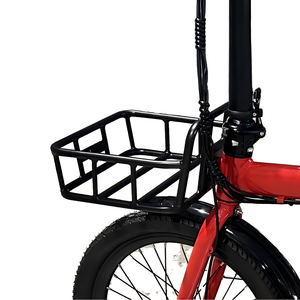 <span class=keywords><strong>Cestino</strong></span> Anteriore Pieghevole Personalizzato in Alluminio a Sgancio Rapido a 2 o 3 Fori per <span class=keywords><strong>Bici</strong></span> <span class=keywords><strong>Elettrica</strong></span> Portatile - Product Image 1