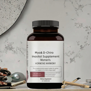 Capsules d'équilibre hormonal Myo-Inositol naturel de haute pureté pour femmes, Myo-D-Chiro, Folate, Vitamine D3, 60 capsules pour femmes adultes - Product Image 3