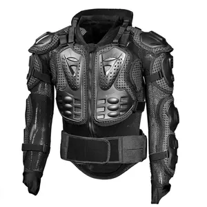 Black Motorcycle Armor Protection Cross-country Motorcycle Jacket Protector Protective Motorcycle Jacket