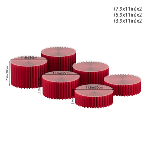 Supports à gâteaux pliables en carton |   Présentoirs cylindriques pour desserts pour la décoration de fêtes et d'événements |   Approvisionnement en gros - Product Image 3