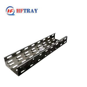 Bandeja de gestión de cables de alta resistencia galvanizada en caliente, resistente a la corrosión, impermeable, perforada, para cableado eléctrico - Product Image 2