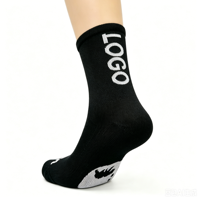 Chaussettes de cyclisme et de course unisexes jetables antibactériennes de haute qualité avec logo personnalisé